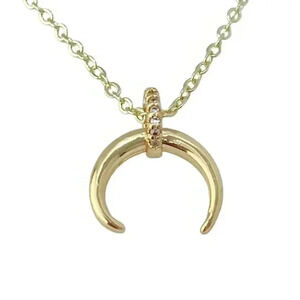 Crescent moon spiritual necklace jewelry
